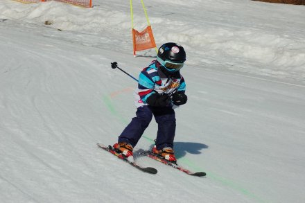 Uczestnik zawodów podczas przejazdu